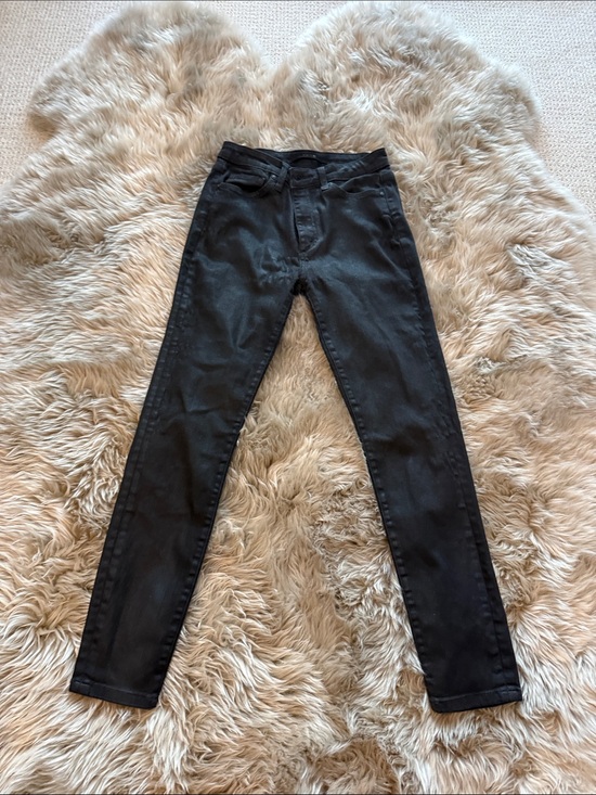 Joe's Jeans Denim - Joe's Jeans Black Skinny High-Rise Jeans